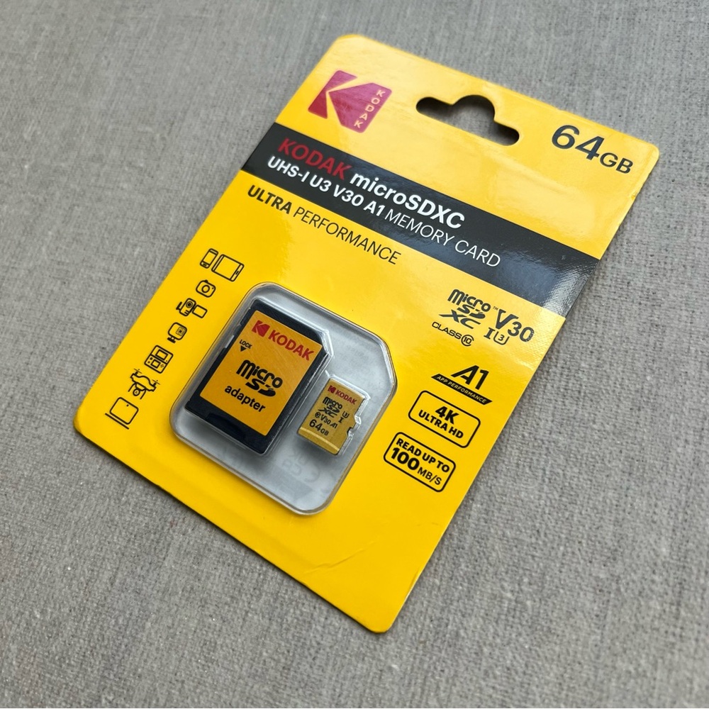 ❤️3 for $25❤️ Kodak SD Memory Card 64 GB Ultra Performance - Picture 2 of 5